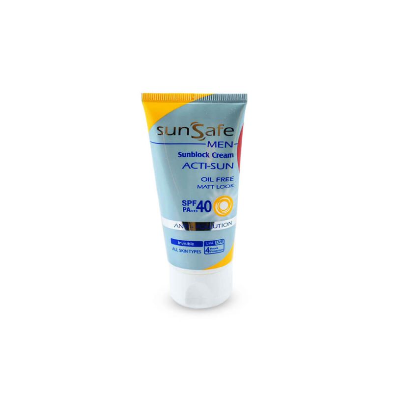 سان سیف کرم ضد افتاب اقایان spf 40