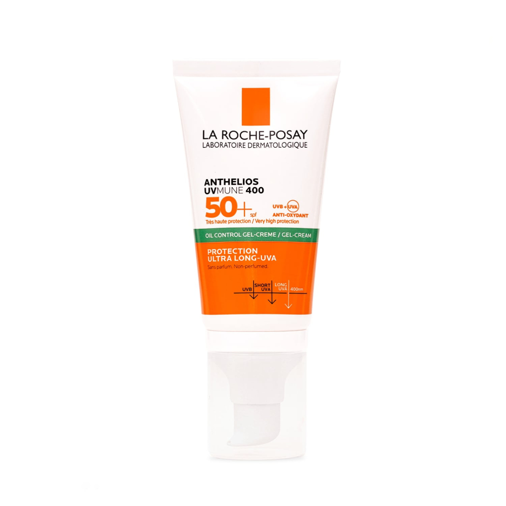 لاروش پوزای ژل کرم ضدافتاب اویل کنترل spf 50+ ساده