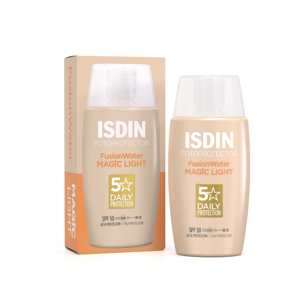 ایزدین فیوژن واتر مجیک رنگی LIGHT SPF50