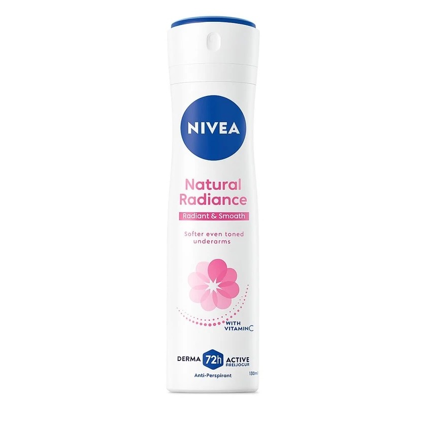 اسپری دئودورانت زنانه نیوا natural radiance