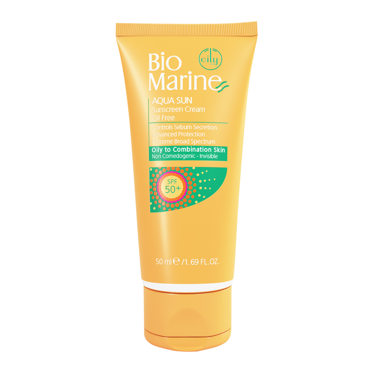 بایومارین کرم ضدافتاب فاقد چربی spf 50 بدون رنگ